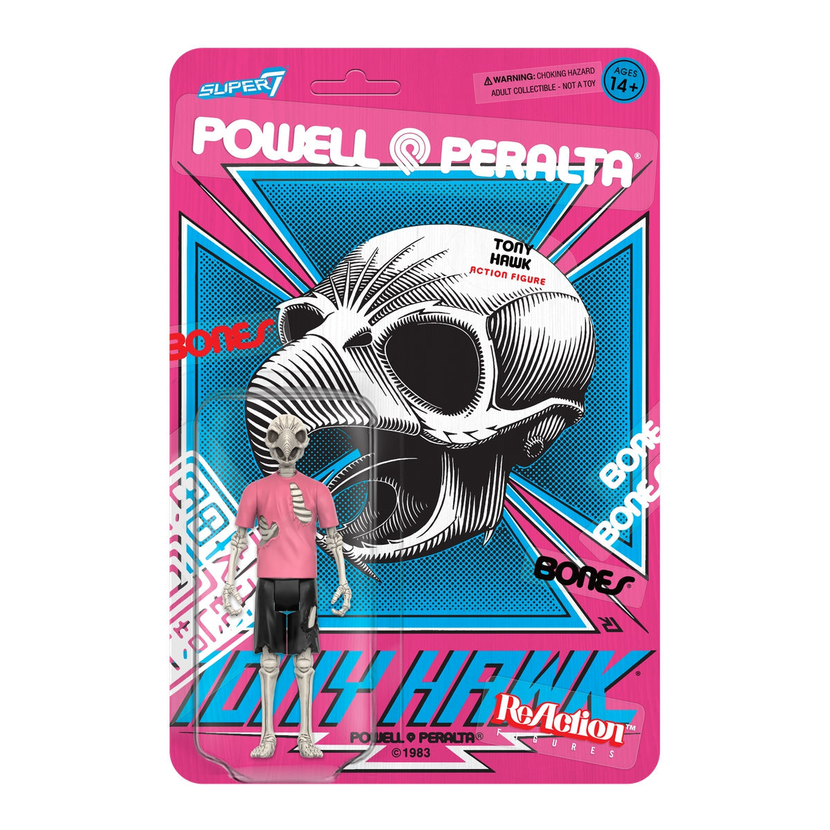 Super7 - POWELL PERALTA WAVE 2 - TONY HAWK