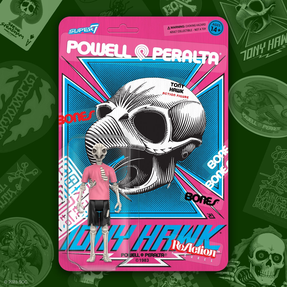 Super7 - POWELL PERALTA WAVE 2 - TONY HAWK