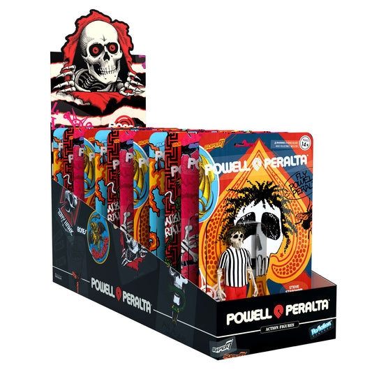 POWELL PERALTA WAVE 1B FIGURES - 12 PACK DISPLAY CASE